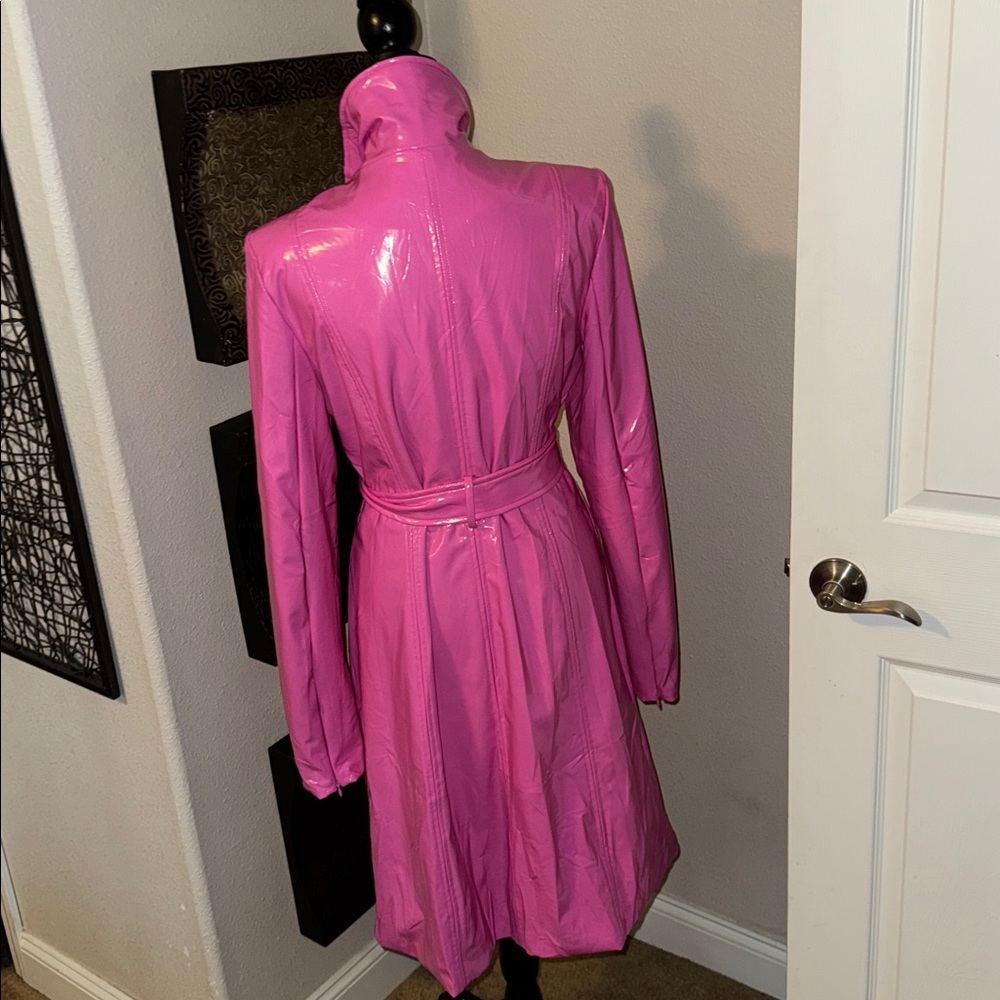 Pink Trench Coat - Picture 4 of 4